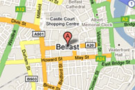 Map of Belfast